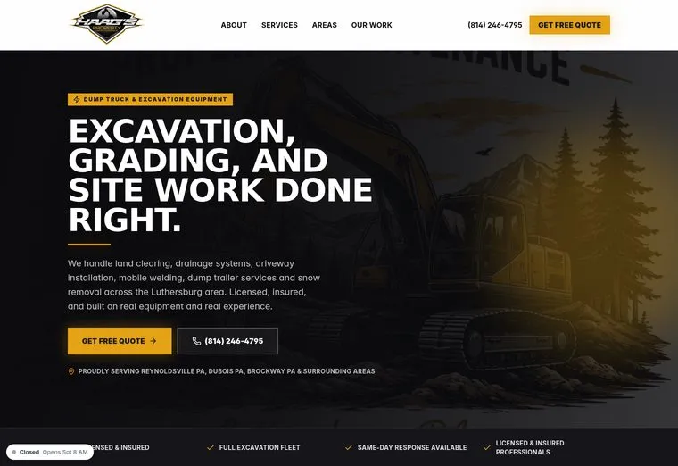 Haags Property Maintenance website